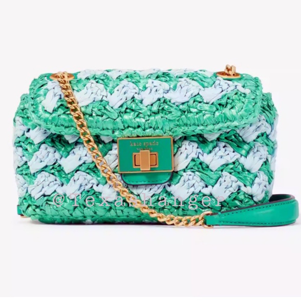 NWT Kate Spade Evelyn Small Shoulder Crossbody Fresh Green